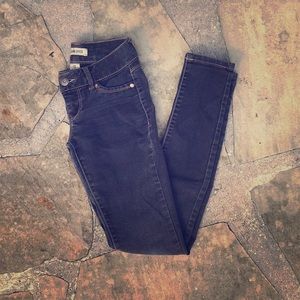 Blue Spice  jeans, size 0, color dark grey.